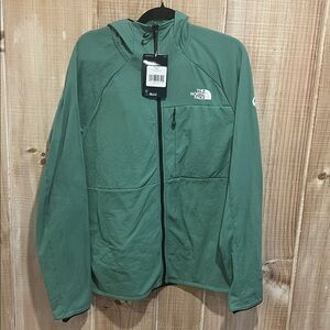 The North Face Green Full-Zip Jacket LARGE